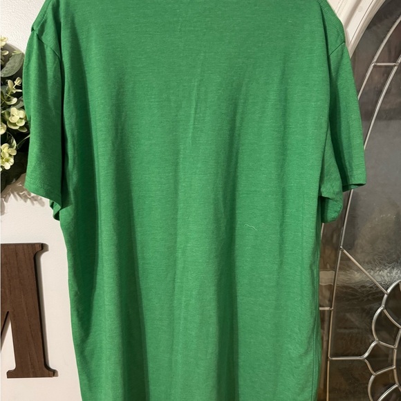 Tee Luv Green Short Sleeve Tee with Cartoon Leprechaun Design XXL, NWT - Picture 2 of 3
